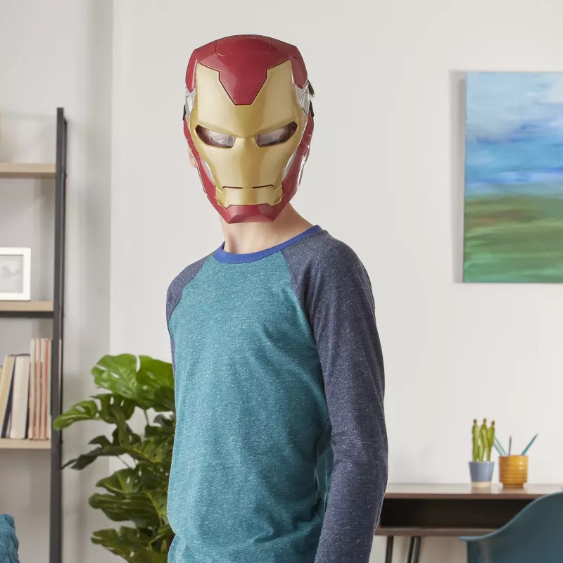 Marvel Avengers Iron Man Flip FX kaukė, vaikams, veido kaukė, nuo 5 metų, filmas, 1 vnt.