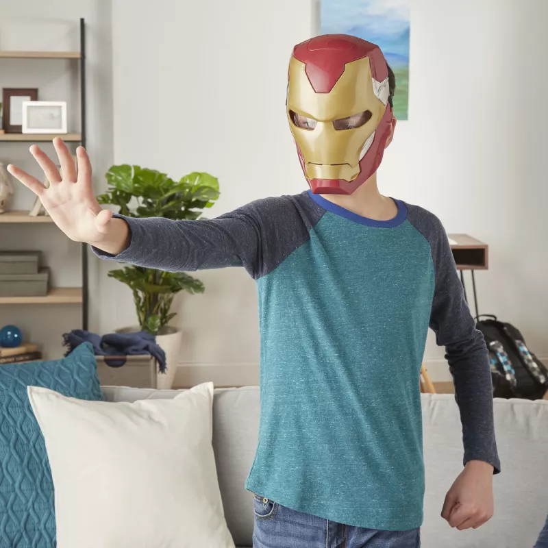 Marvel Avengers Iron Man Flip FX kaukė, vaikams, veido kaukė, nuo 5 metų, filmas, 1 vnt.