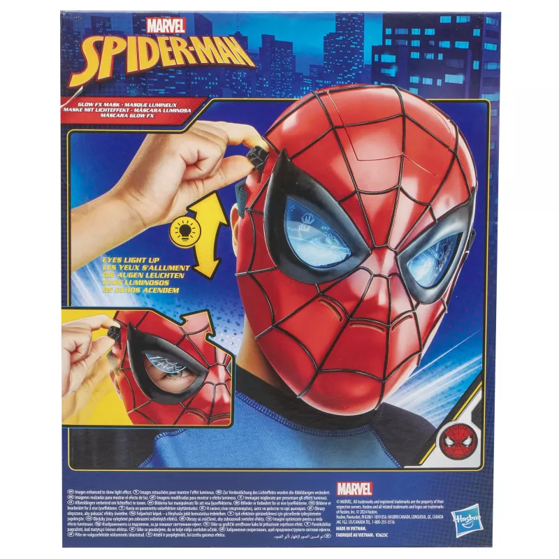 Marvel Spider-Man švytinti kaukė