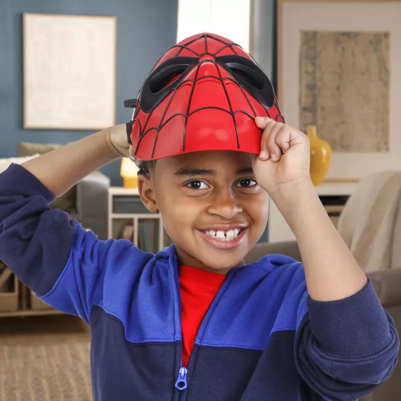 Marvel Spider-Man švytinti kaukė