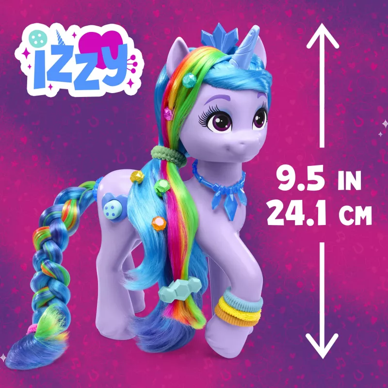 My Little Pony Izzy Moonbow, mados lėlė, Moteriška, 3 m., Berniukai/Mergaitės, 241 mm, 377 g
