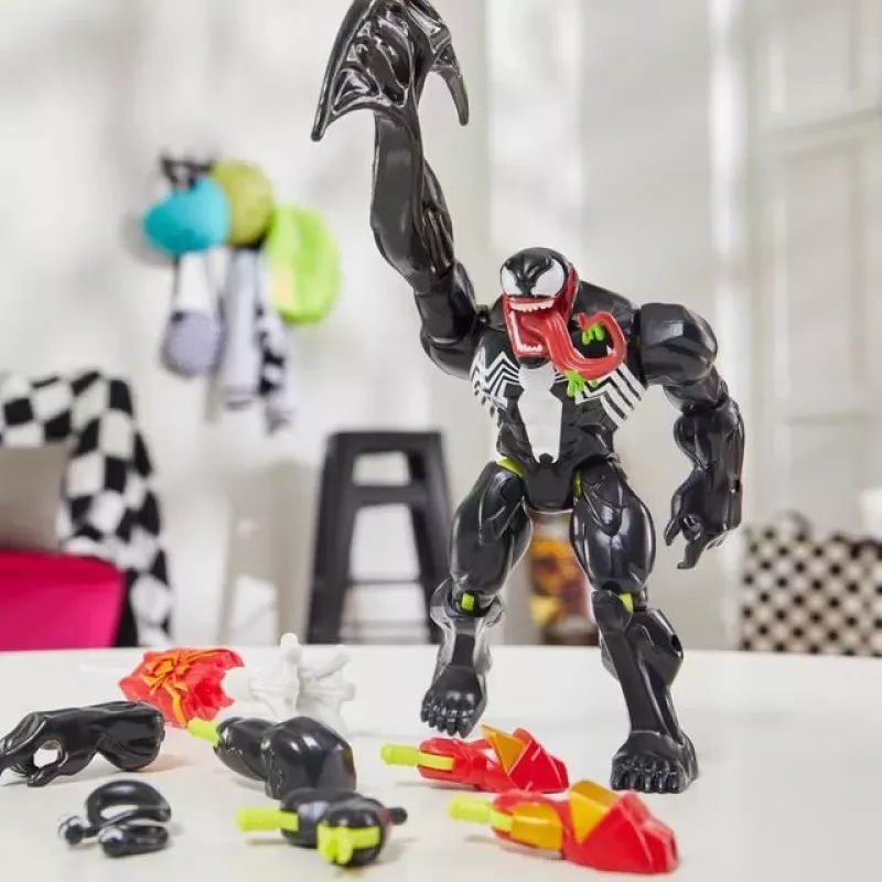 Marvel MixMashers Spider-Man Venom Mix-&-Match, 4 m., Įvairiaspalvis