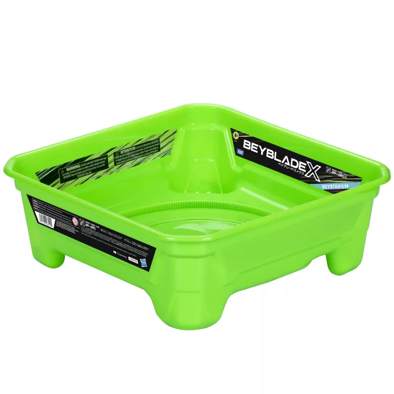 Beyblade X Beystadium mūšio arenos stadionas, 8 m., žalia, plastikas, 234 g