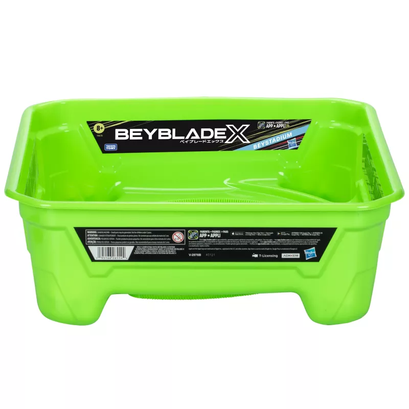 Beyblade X Beystadium mūšio arenos stadionas, 8 m., žalia, plastikas, 234 g