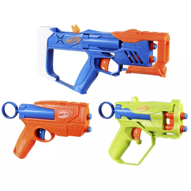 Nerf N Series Triple Action Pack, žaislinis blasteris, 8 m.