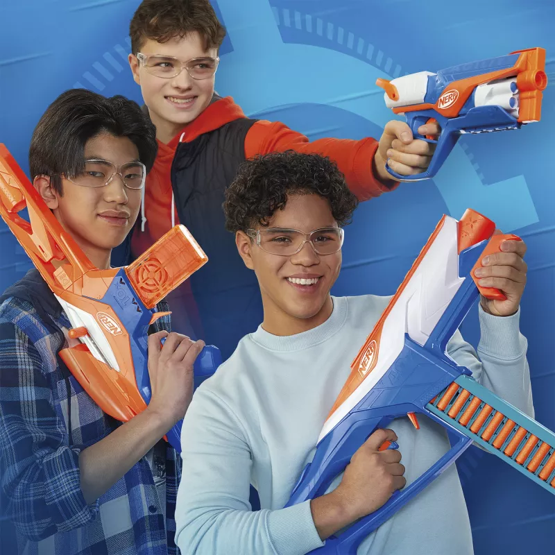Nerf N Series Triple Action Pack, žaislinis blasteris, 8 m.