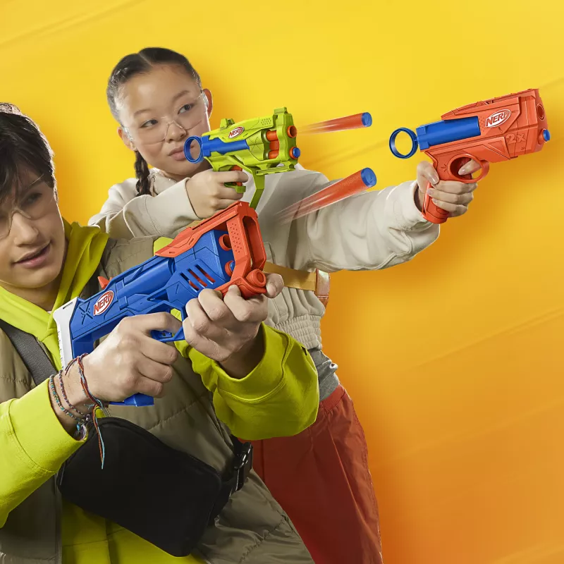 Nerf N Series Triple Action Pack, žaislinis blasteris, 8 m.