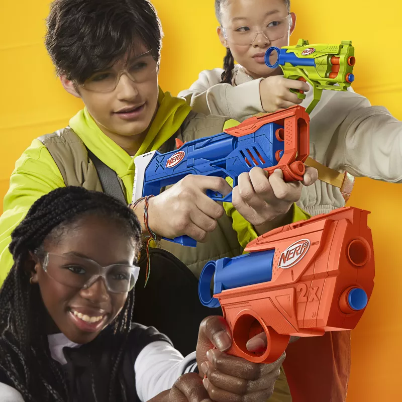 Nerf N Series Triple Action Pack, žaislinis blasteris, 8 m.