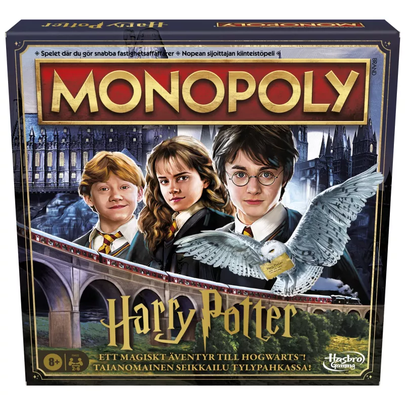 Stalo žaidimas Hasbro Monopoly Harry Potter ekonominė simuliacija 8+