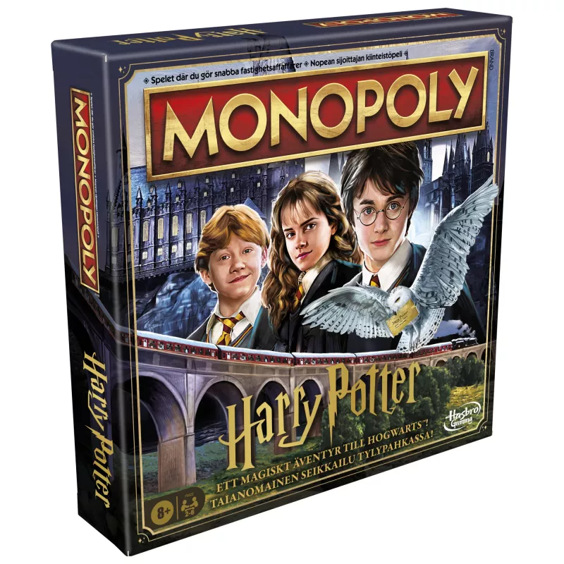 Stalo žaidimas Hasbro Monopoly Harry Potter ekonominė simuliacija 8+