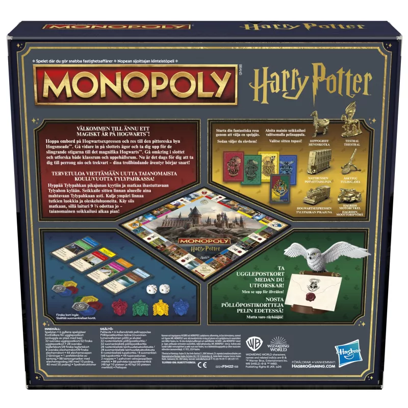 Stalo žaidimas Hasbro Monopoly Harry Potter ekonominė simuliacija 8+