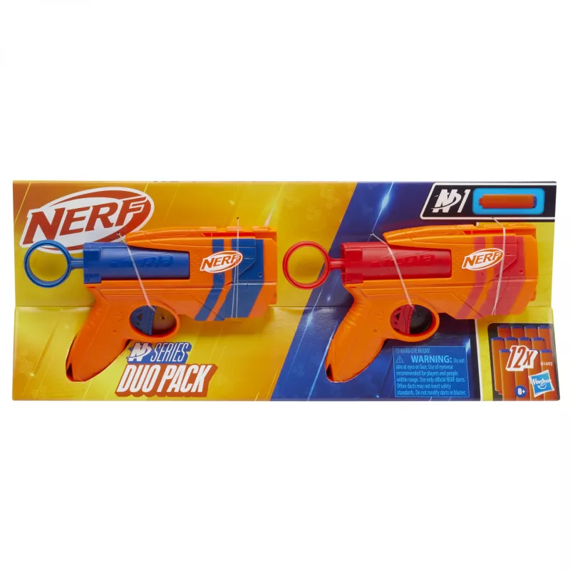 Žaislinis blasterių rinkinys NERF Playset Dual Pack N Series G1492 su 2 blasteriais ir putplasčio šoviniais