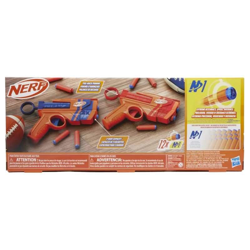 Žaislinis blasterių rinkinys NERF Playset Dual Pack N Series G1492 su 2 blasteriais ir putplasčio šoviniais