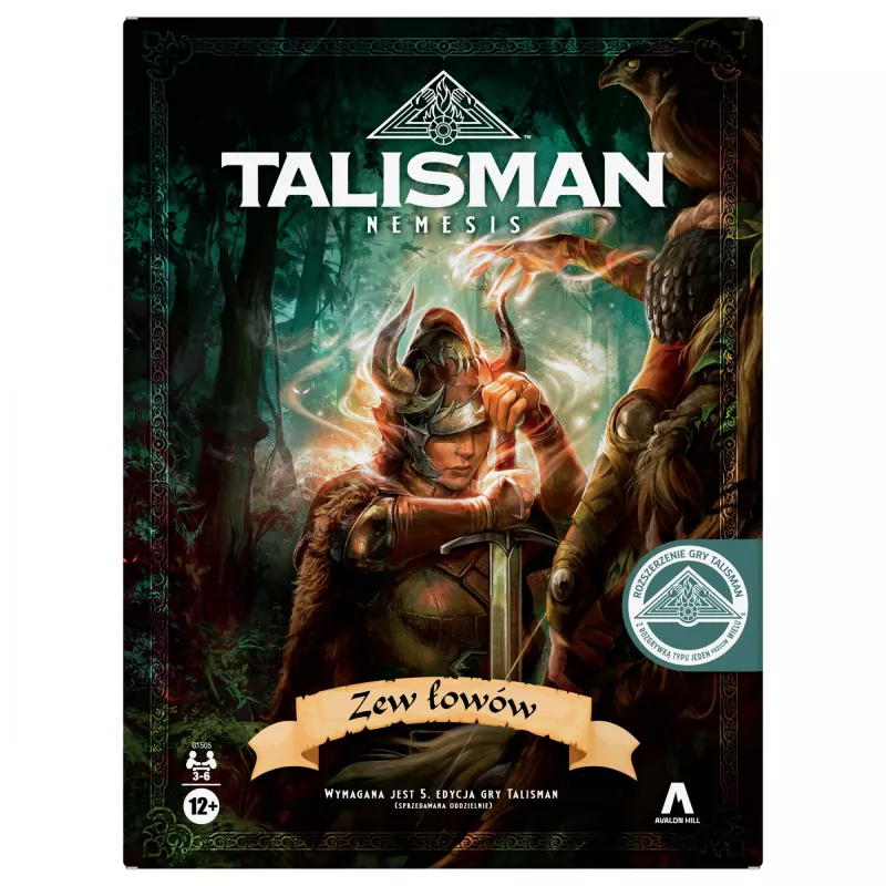 Hasbro Gaming Avalon Hill Talisman Nemesis Medžioklės šauksmas, 12 m., 45 min.