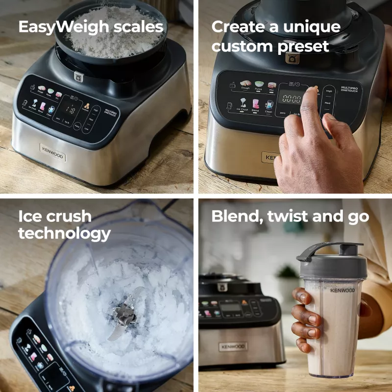 Kenwood FDM73.850SS virtuvinis kombainas 1000 W 3 L Pilka Integruotos svarstyklės