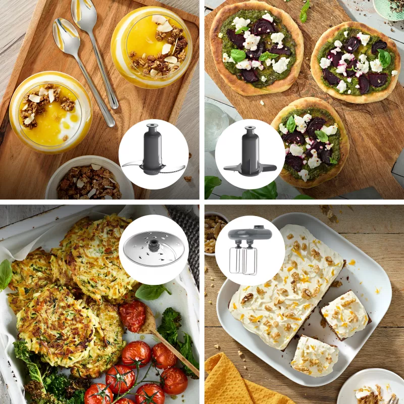 Kenwood FDM73.850SS virtuvinis kombainas 1000 W 3 L Pilka Integruotos svarstyklės