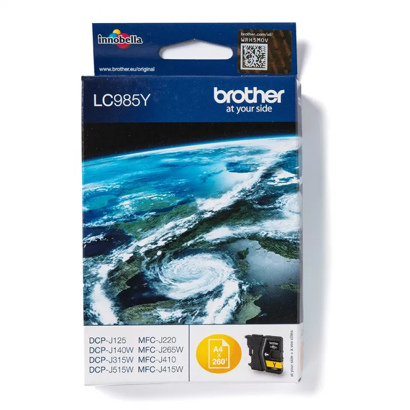Brother LC985YBP rašalo kasetė 1 vnt. Originali Geltona