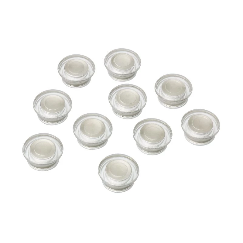 Nobo Glass Whiteboard Magnets ⌀32mm, Lentos magnetas, Sidabrinė, Skaidri, 32 mm, 32 mm, 9.2 mm, 96 g