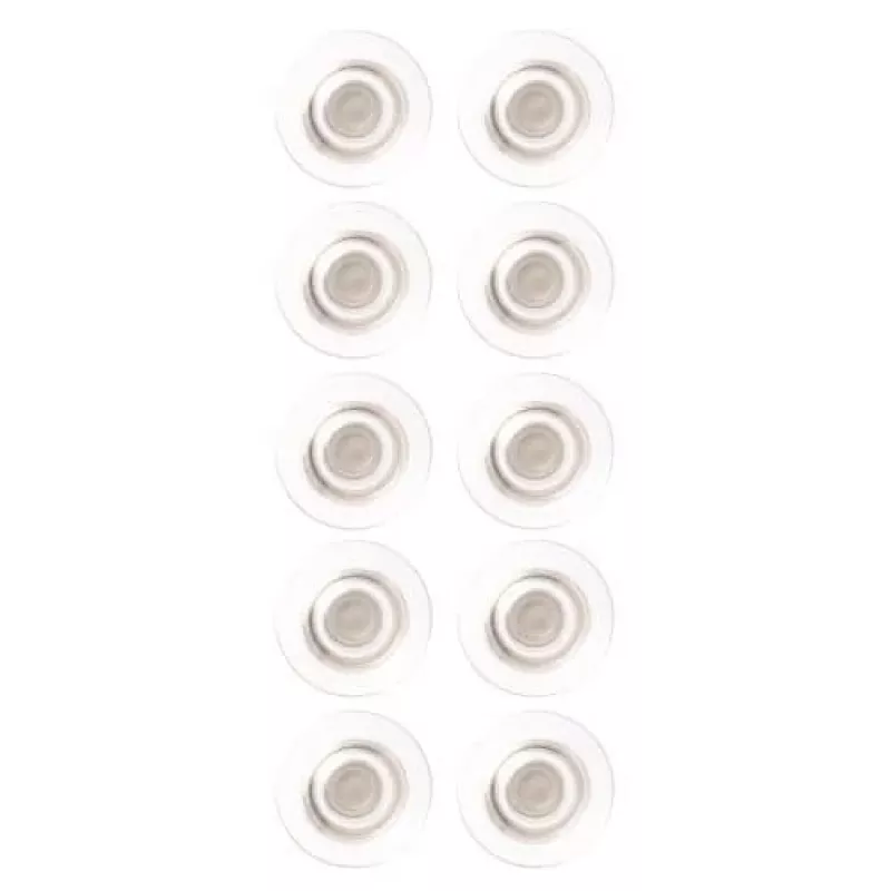 Nobo Glass Whiteboard Magnets ⌀32mm, Lentos magnetas, Sidabrinė, Skaidri, 32 mm, 32 mm, 9.2 mm, 96 g
