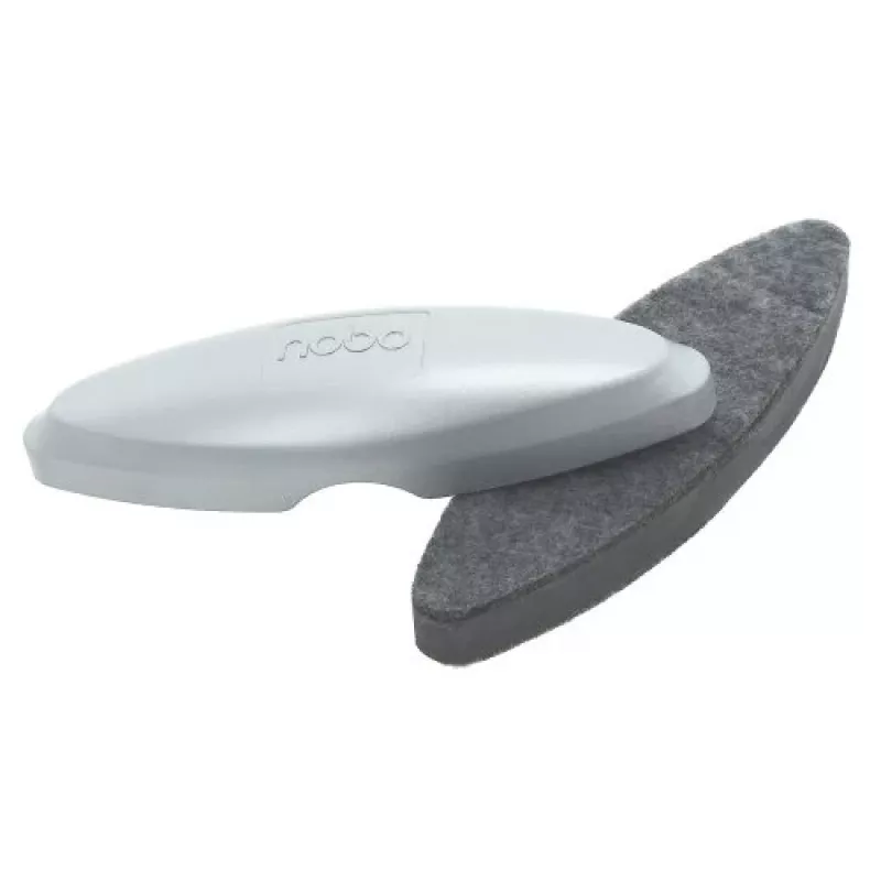 Nobo Glass Whiteboard Eraser, lentos valymo sausos šluostės, sidabrinė, 42 mm, 200 mm, 58 mm, 90 g