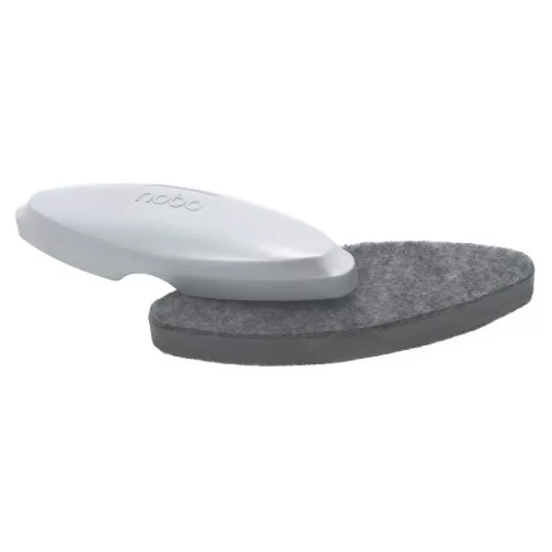 Nobo Glass Whiteboard Eraser, lentos valymo sausos šluostės, sidabrinė, 42 mm, 200 mm, 58 mm, 90 g