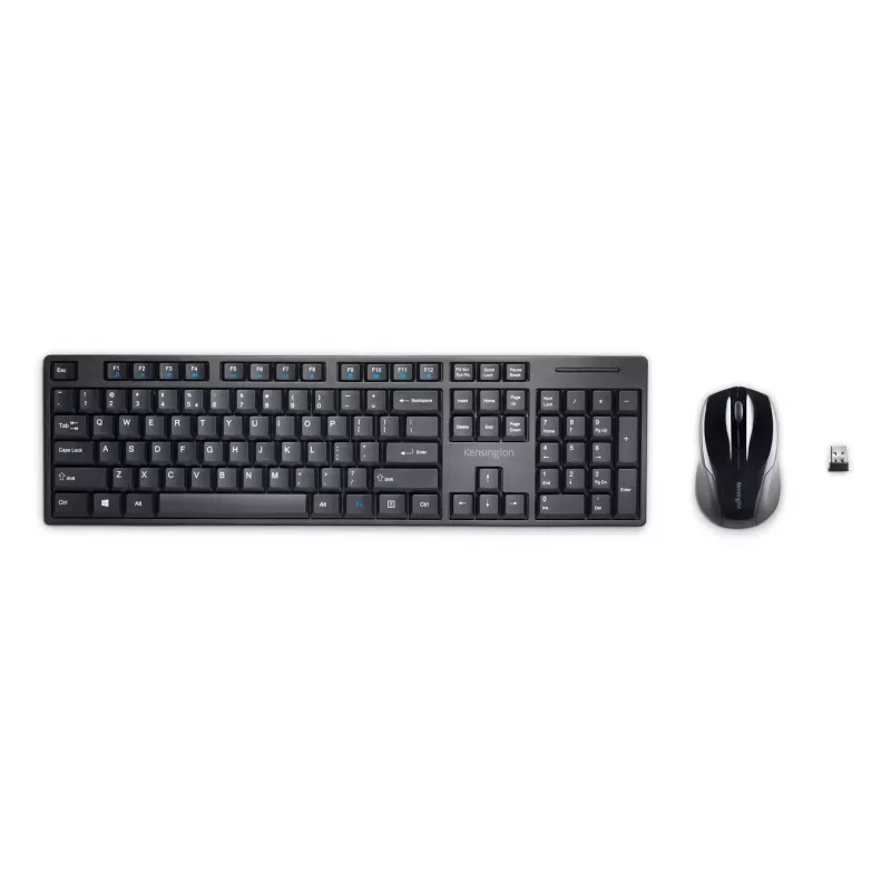 Kensington Pro Fit klaviatūra Pelė komplekte Biuras RF belaidė QWERTY itališka juoda