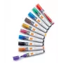 Nobo Liquid Ink Whiteboard Pens Bullet Tip 10 Pack, 10 vnt., Daugiaspalvės, Teptuko tipo antgalis, Įvairių spalvų, 3 mm, 38 mm