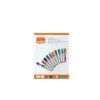 Nobo Liquid Ink Whiteboard Pens Bullet Tip 10 Pack, 10 vnt., Daugiaspalvės, Teptuko tipo antgalis, Įvairių spalvų, 3 mm, 38 mm