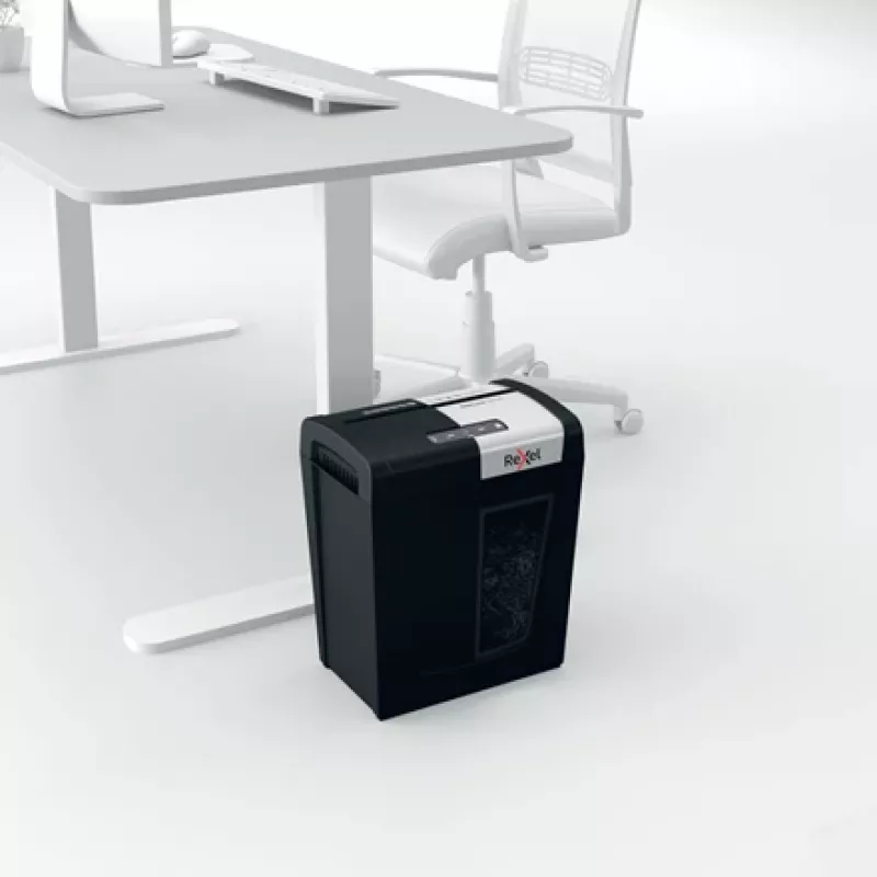 Rexel Secure MC6 Whisper-Shred Mikro pjaustymo popieriaus smulkintuvas P5, Mikro pjaustymas, 2 x 15 mm, 18 l, 175 lapai, 55 dB, Mygtukai