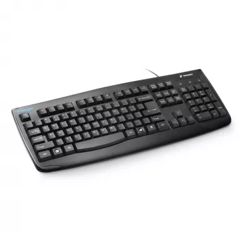 Kensington K:Keybrd Washable ProFitUSB ES, viso dydžio (100 %), laidinė, USB, QWERTY, juoda