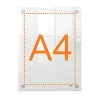 Nobo Premium Plus A4 skaidrus akrilinis sieninis plakatų rėmelis
