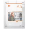 Nobo Premium Plus A5 skaidrus akrilinis sieninis plakatų rėmelis