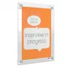 Nobo Premium Plus A4 Clear Acrylic Wall Mounted Repositionable Poster Frame