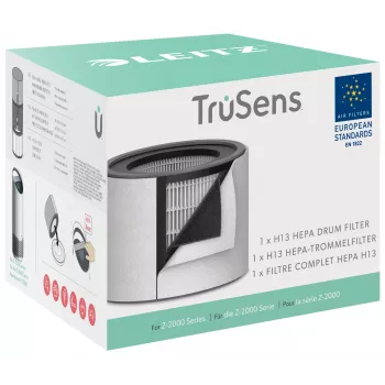 Leitz atsarginis 3-in-1 H13 HEPA filtras, skirtas TruSens Z-2000 / Z-2500 vidutinio dydžio oro valytuvui