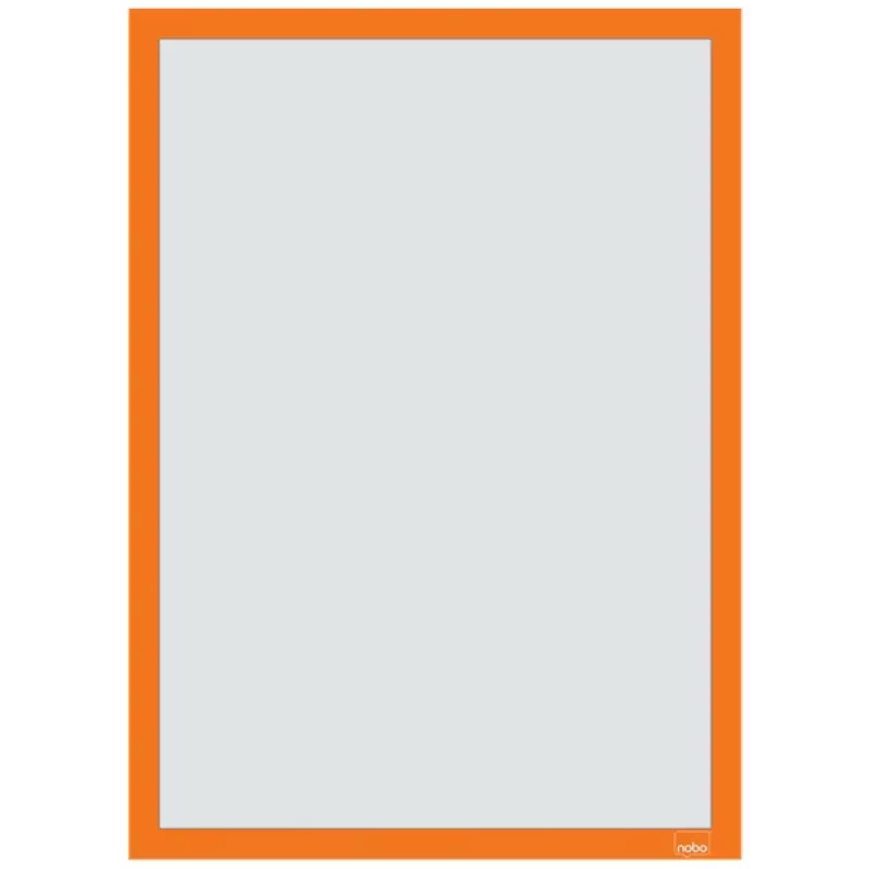 Nobo lipnus magnetinis plakatų rėmelis A3, oranžinis, A3, oranžinis, vertikalus / horizontalus, 235 mm, 10 mm, 450 mm