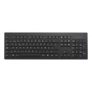 Kensington K75561BE, pilno dydžio (100 %), belaidė, RF belaidė, membraninė, AZERTY, juoda