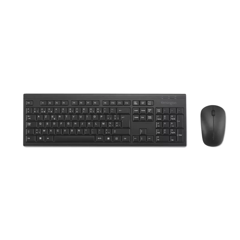 Kensington K75562BE, belaidis, RF belaidis, membraninė, AZERTY, juodas, pelė pridėta