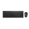 Kensington K75560BE, belaidis, RF belaidis + Bluetooth, membraninis, AZERTY, juodas, pelė komplekte