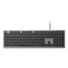 Kensington KB515 EQ USB-C/USB-A laidinė klaviatūra, pilno dydžio (100 %), laidinė, USB, žirkliniai klavišų jungikliai, QWERTY, pilka