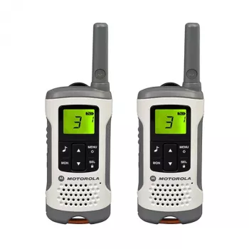 Motorola TLKR T50 dvipusis radijo ryšys 8 kanalai Pilka, Metalinė