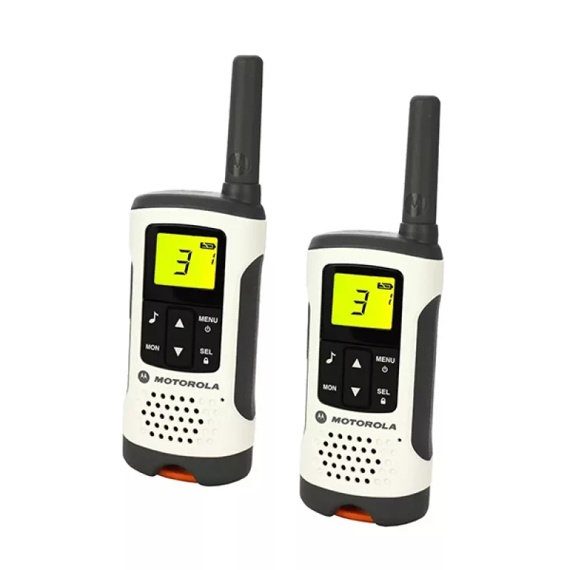 Motorola TLKR T50 dvipusis radijo ryšys 8 kanalai Pilka, Metalinė