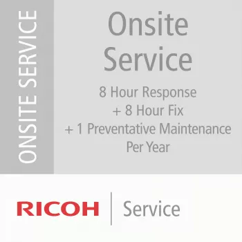 Ricoh 1 metų Sidabrinis aptarnavimo planas (mažos apimties gamybai)