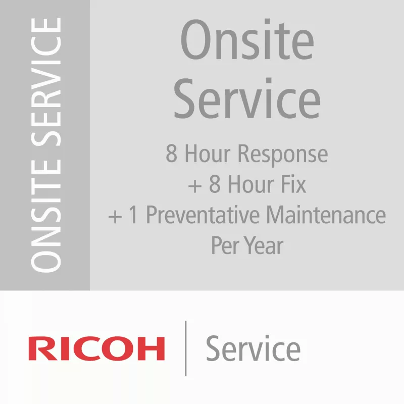 Ricoh 5 metų sidabrinis paslaugų planas (mažos apimties gamyba)