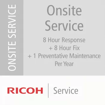 Ricoh 1 metų sidabrinės paslaugos atnaujinimas (vidutinio našumo gamybiniams skaitytuvams)