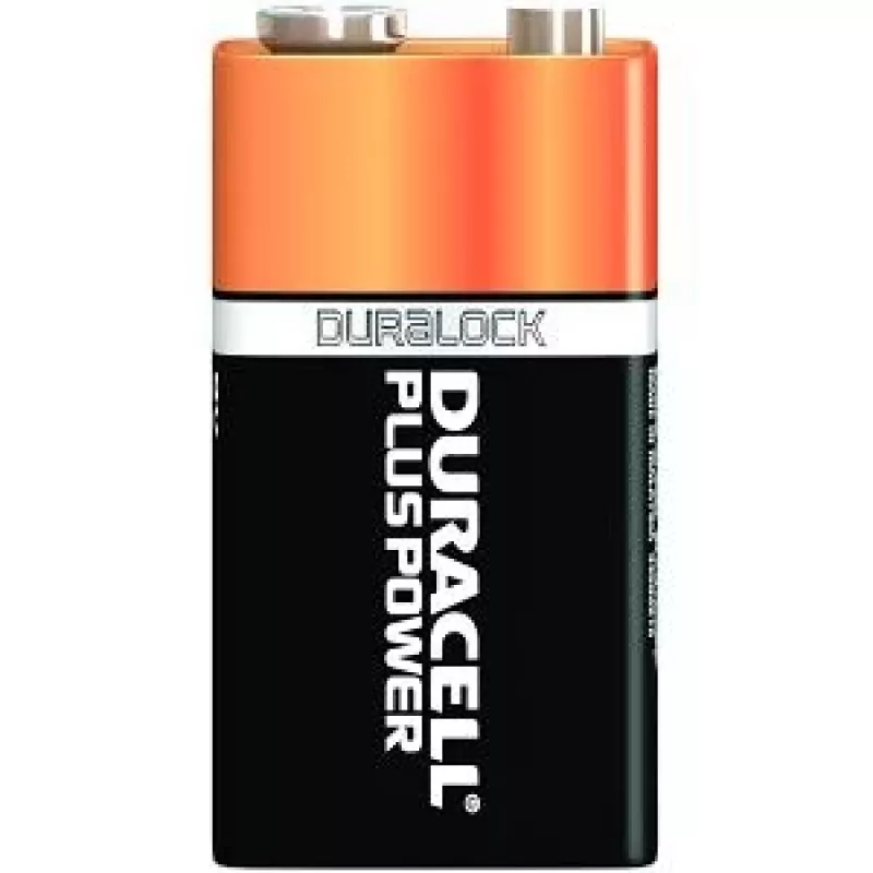Duracell Plus Power 9v vienkartinė baterija, šarminė