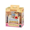 Sylvanian Families Šokoladinio triušio kūdikio rinkinys (kūdikio lovelė), 3 m., įvairiaspalvis, polistirenas, plastikas