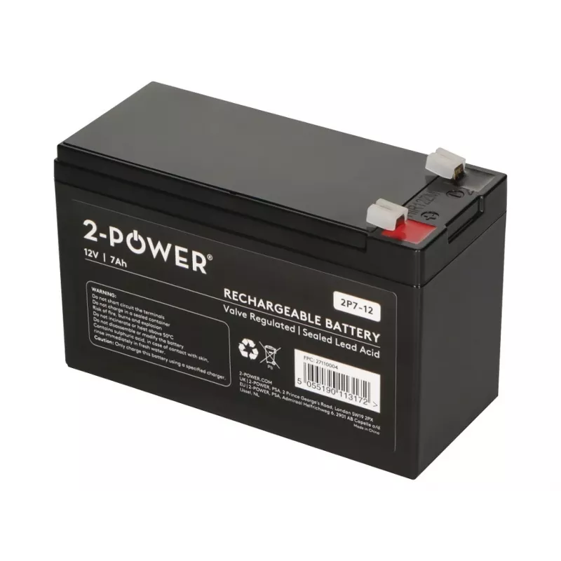 2-Power 2P7-12 UPS akumuliatorius Sealed Lead Acid (VRLA) 12 V 7 Ah