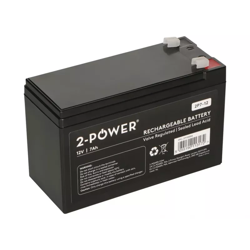 2-Power 2P7-12 UPS akumuliatorius Sealed Lead Acid (VRLA) 12 V 7 Ah