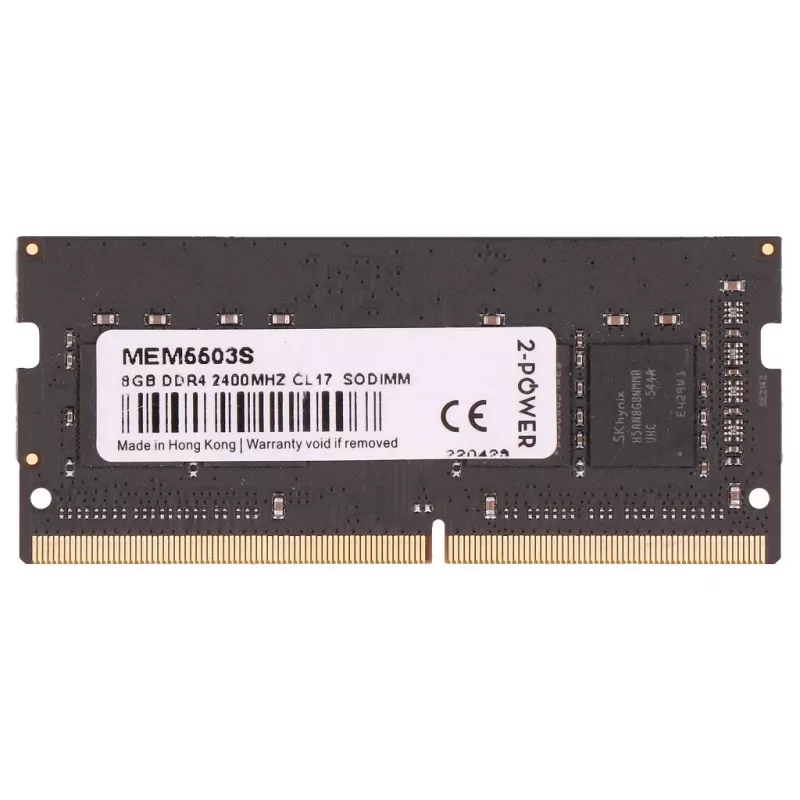 2-Power MEM5503S atminties modulis 8 GB 1 x 8 GB DDR4 260 kontaktų SO-DIMM