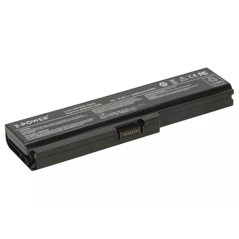 2-Power 10,8 V 4400 mAh ličio jonų nešiojamojo kompiuterio baterija, Baterija